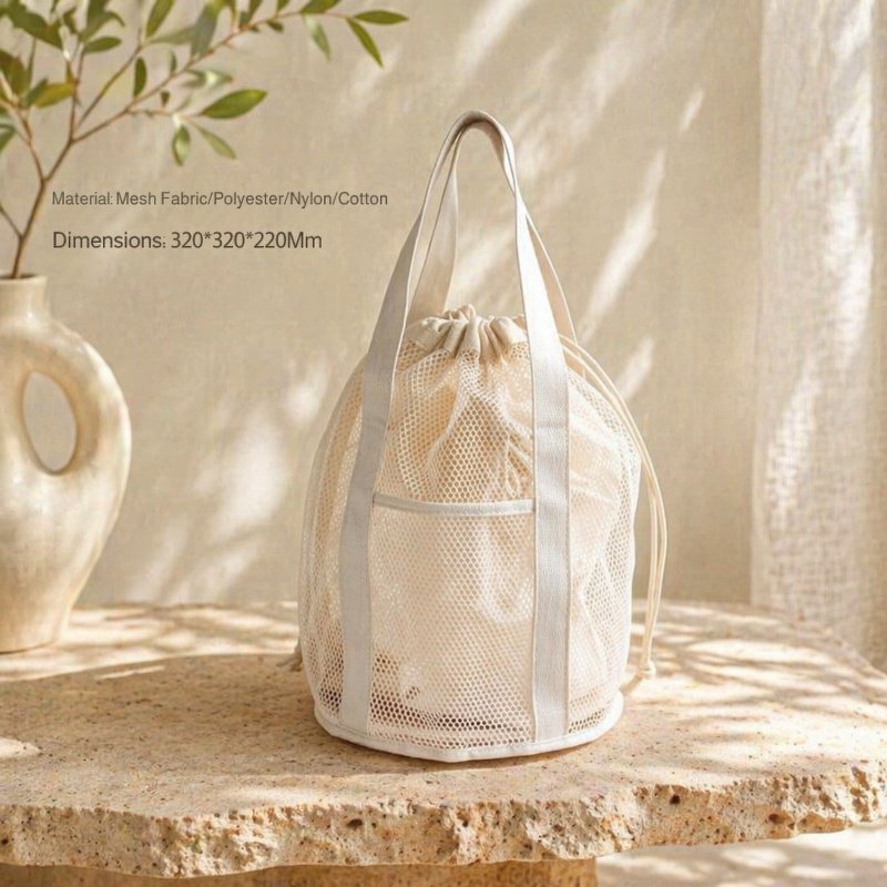 Multi-functional Foldable Mesh Toiletry Bag