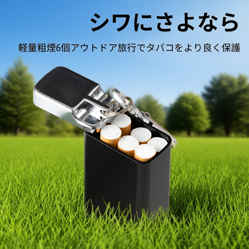 耐圧タバコボックスペンダント灰皿キーホルダー