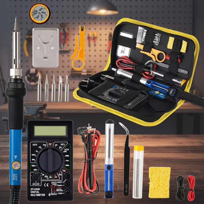 Endothermic Soldering Iron Work Scene Adjustable Temperature