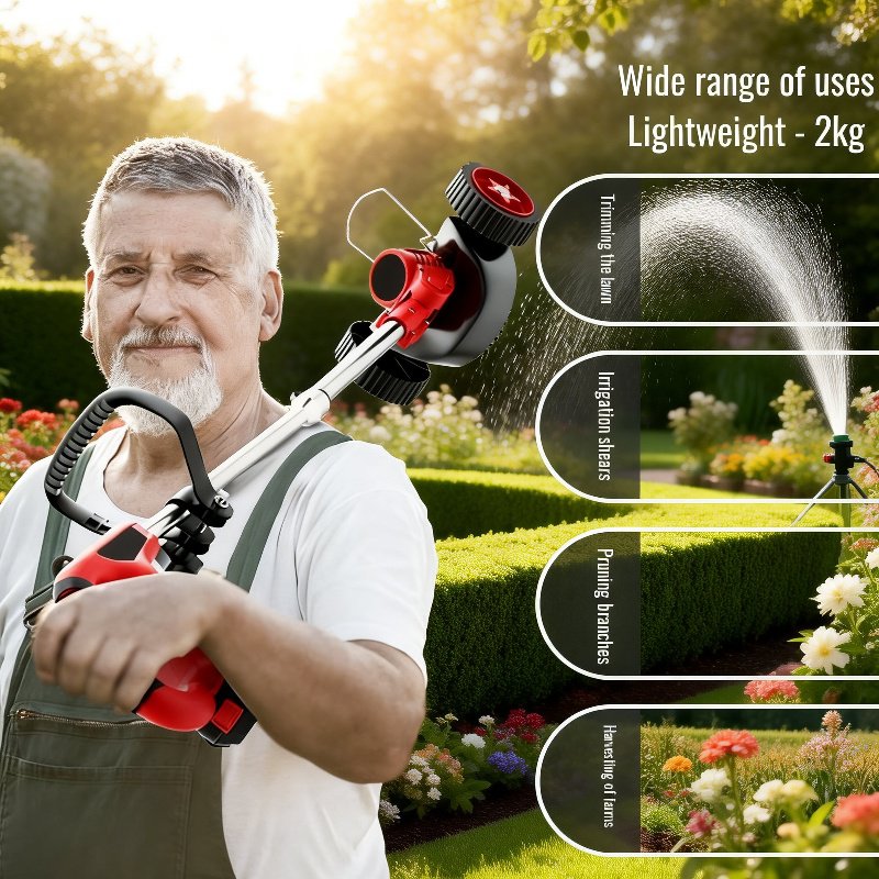 Portable Lithium Battery Grass Cutter Long-Lasting Agricultural Weed Trimmer