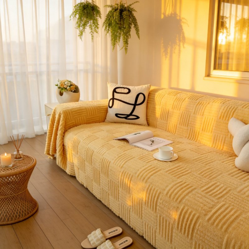 Thick Velvet Sofa Towel Non-slip All-inclusive Universal