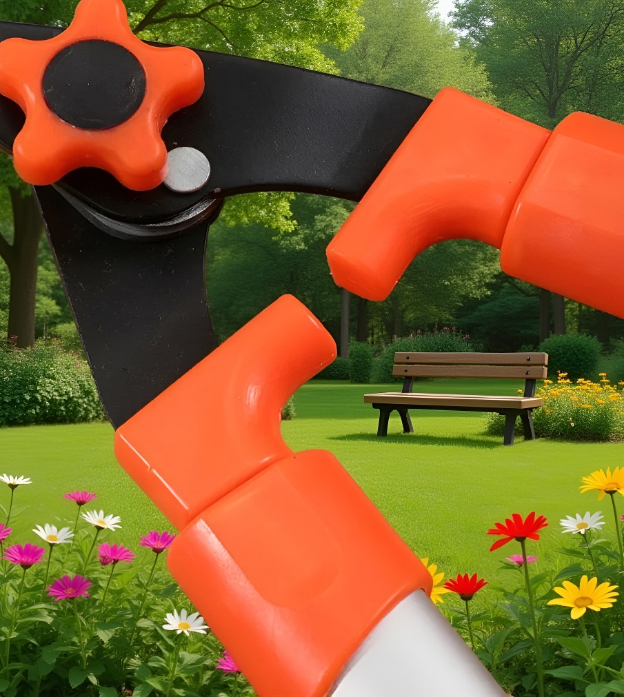 ガーデニング作業中の剪定鋏