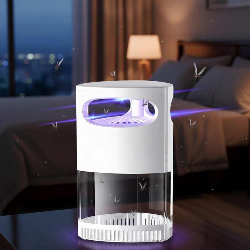 Lampe anti-moustiques domestique à aspiration, photocatalyseur