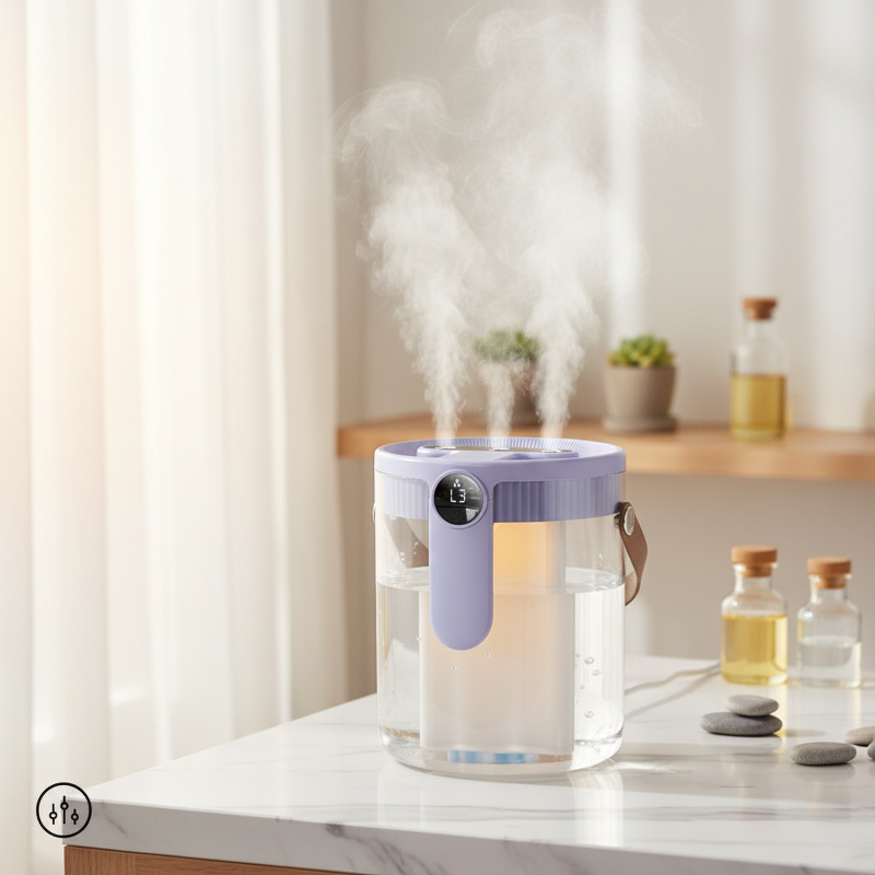 Easy-to-use control panel of auto humidifier