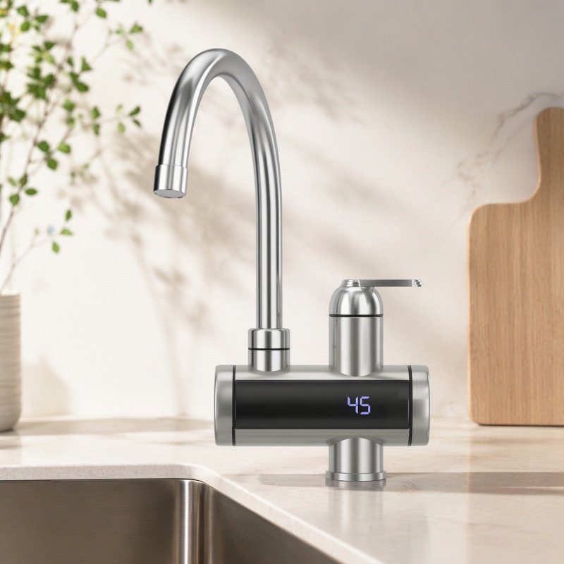 Hochwertiger elektrischer Wasserhahn für das Badezimmer
