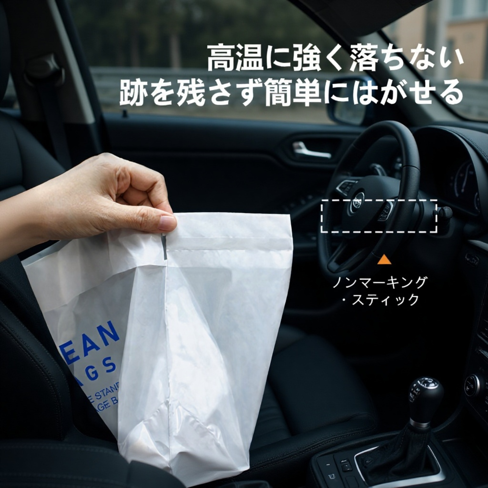 加厚家庭用ミニキッチンゴミ袋・車載ゴミ袋