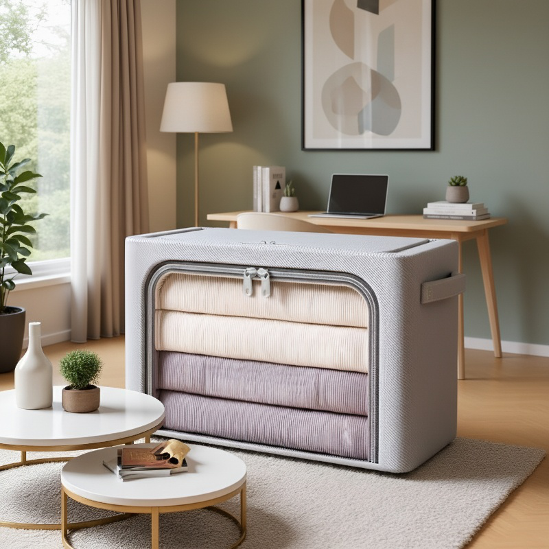 Aufbewahrungstasche für Kleidung im Schlafzimmer