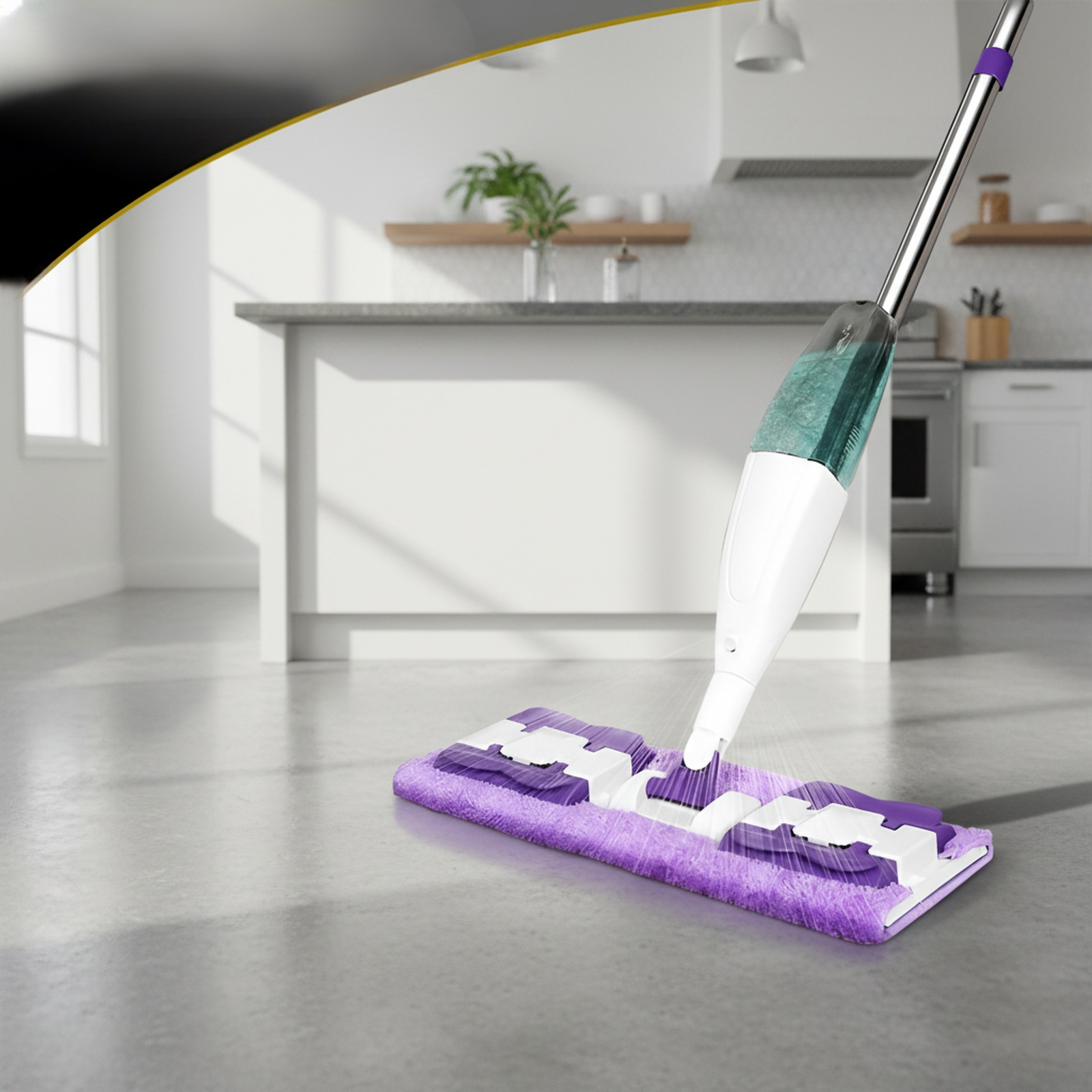 Multi-Functional Spray Large Panel Wet and Dry Mop for Home Use