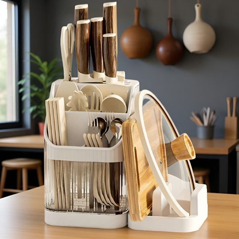 통합형 칼과 젓가락 보관대