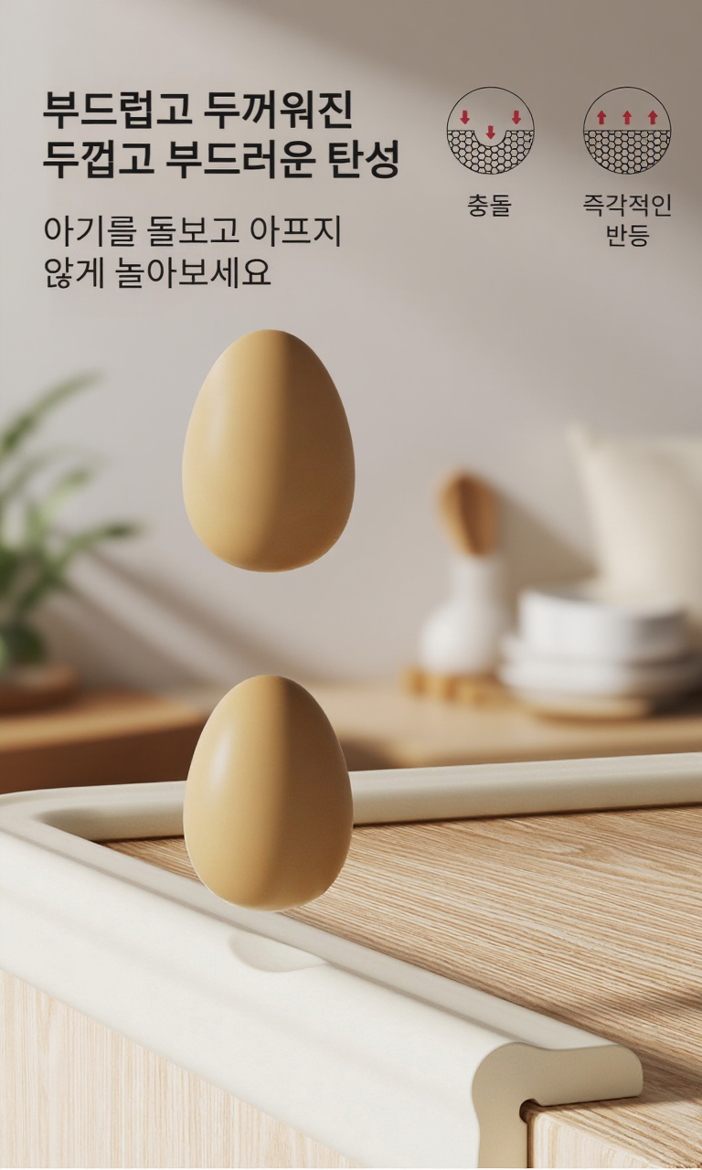 아이 안전을 위한 모서리 보호 스티커