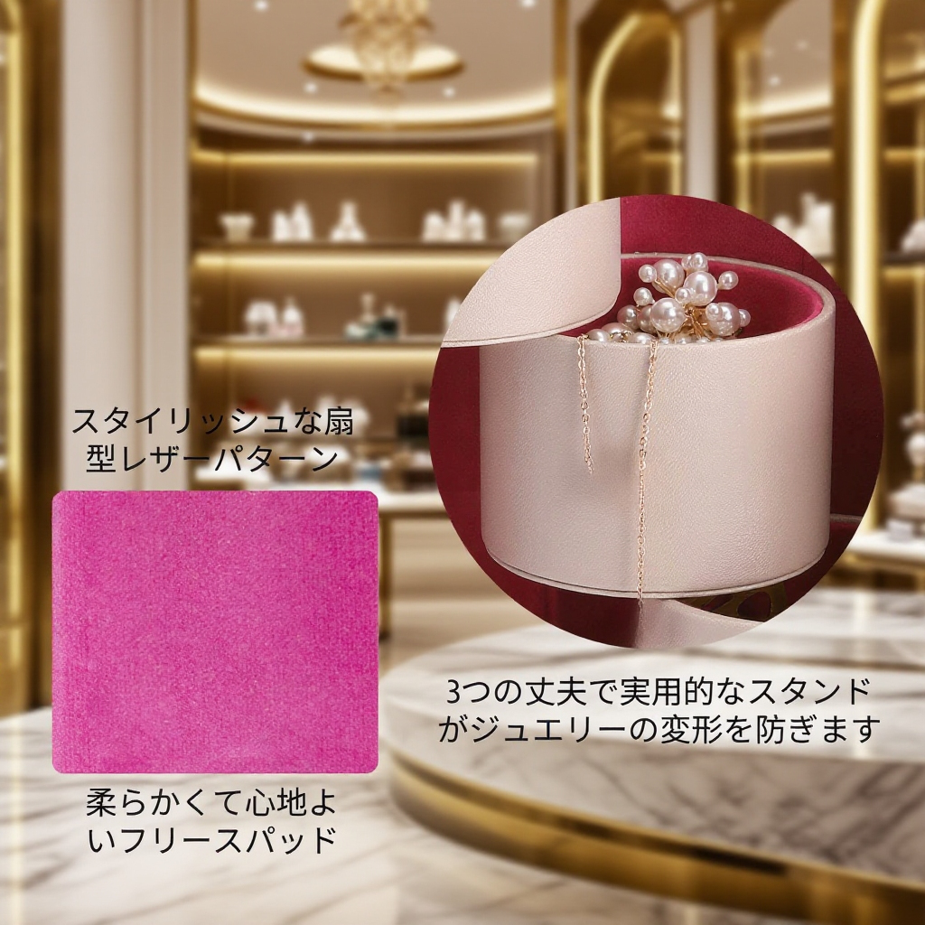 多機能ジュエリー収納ケース