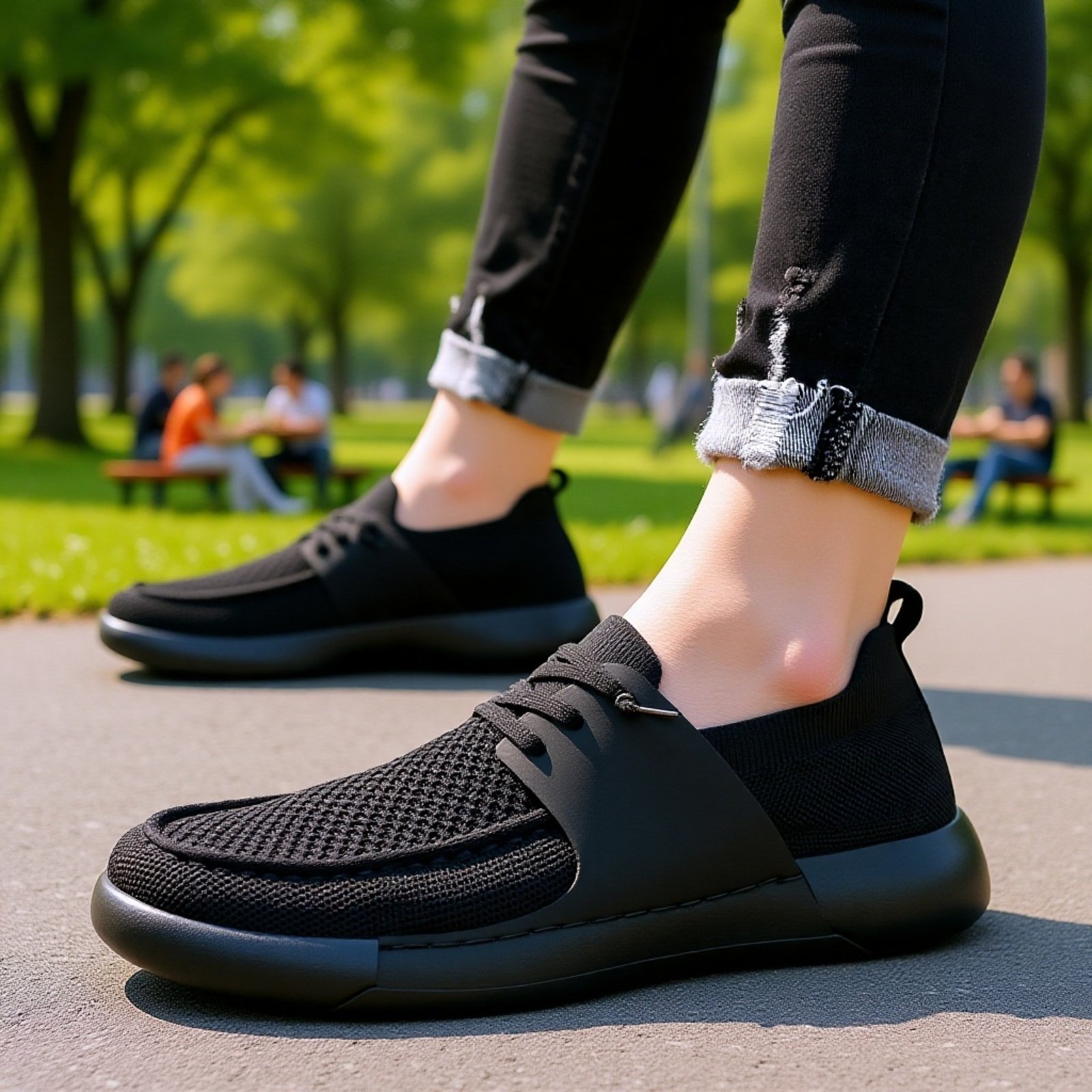 حذاء رياضي رجالي بنعل ناعم، قابل للتهوية ومناسب لجميع الإطلالات