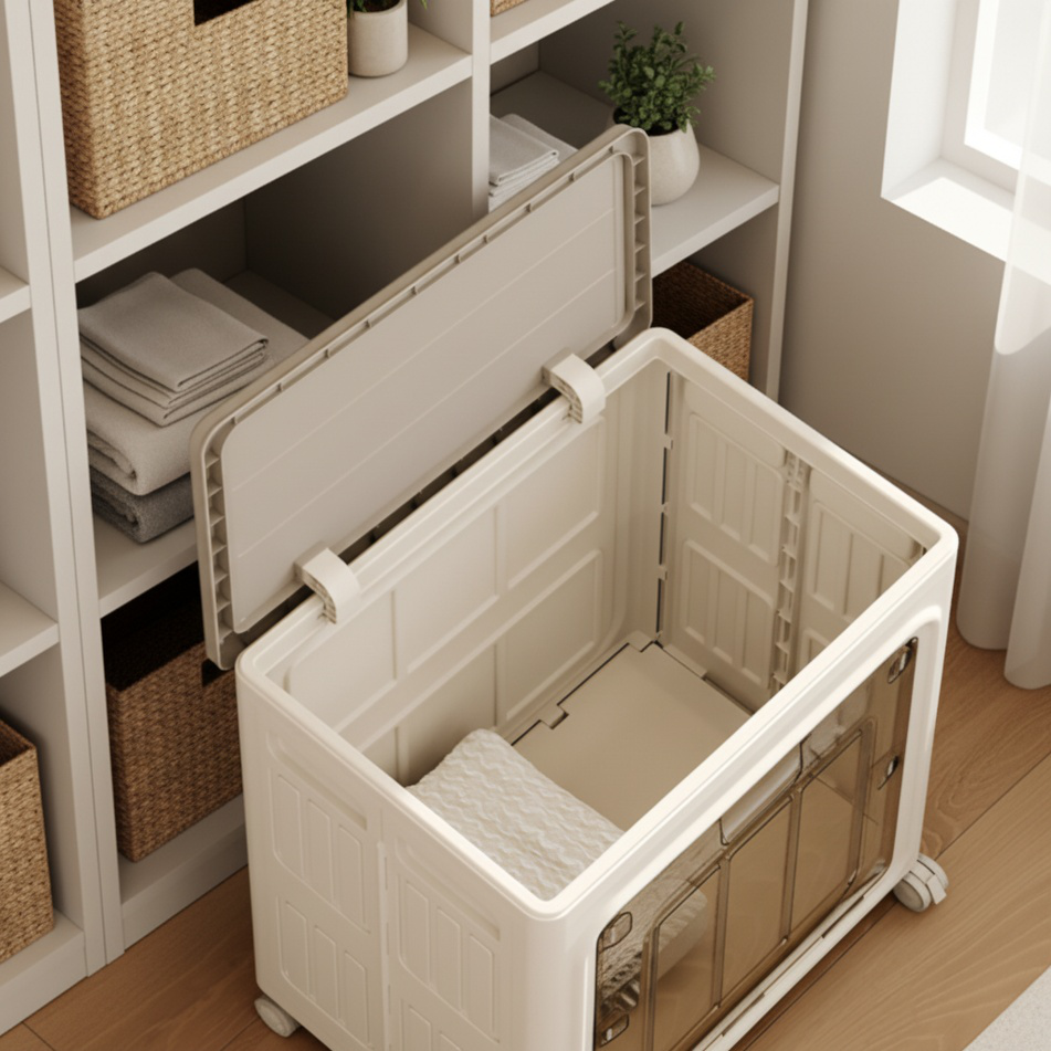 Grande armoire de rangement à porte frontale basculante pour vêtements et literie, grande capacité