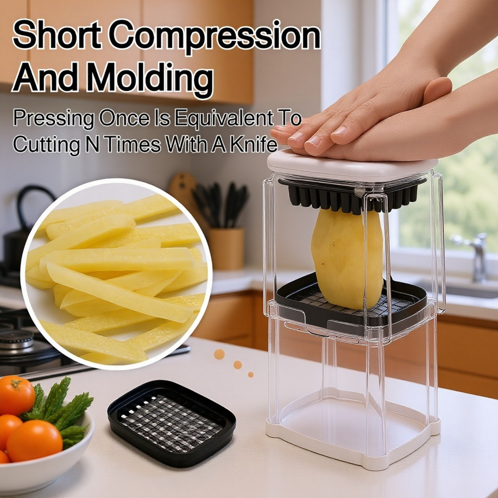 Stainless Steel 8-Slice Tomato Apple Divider