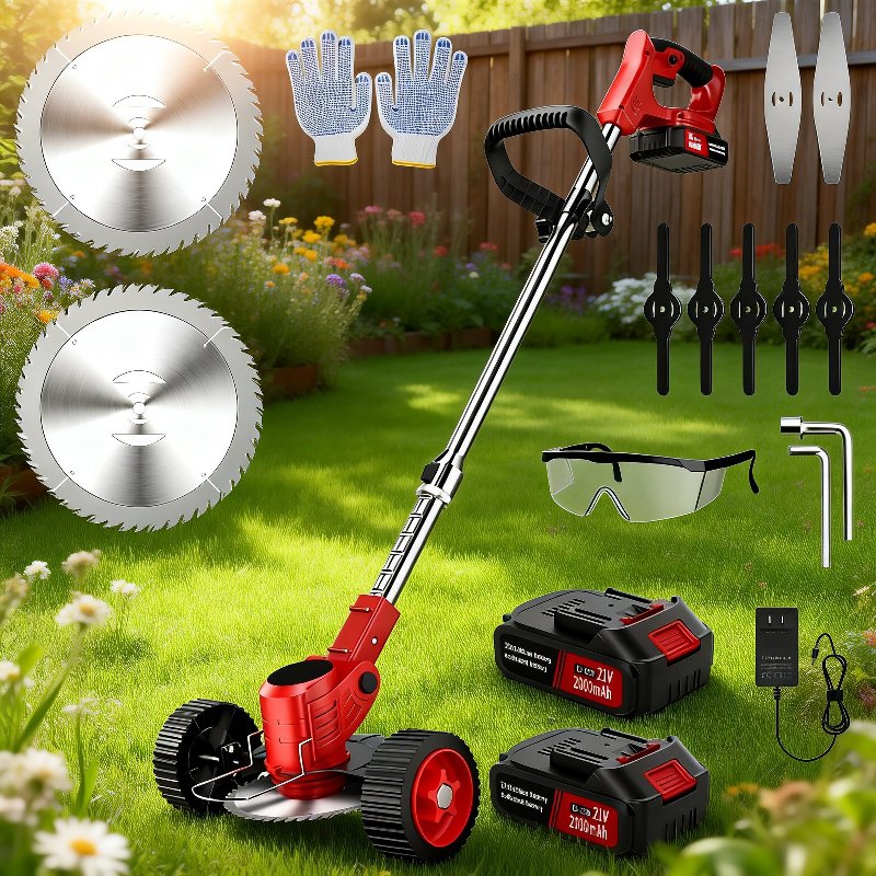 Portable Lithium Battery Grass Cutter Long-Lasting Agricultural Weed Trimmer