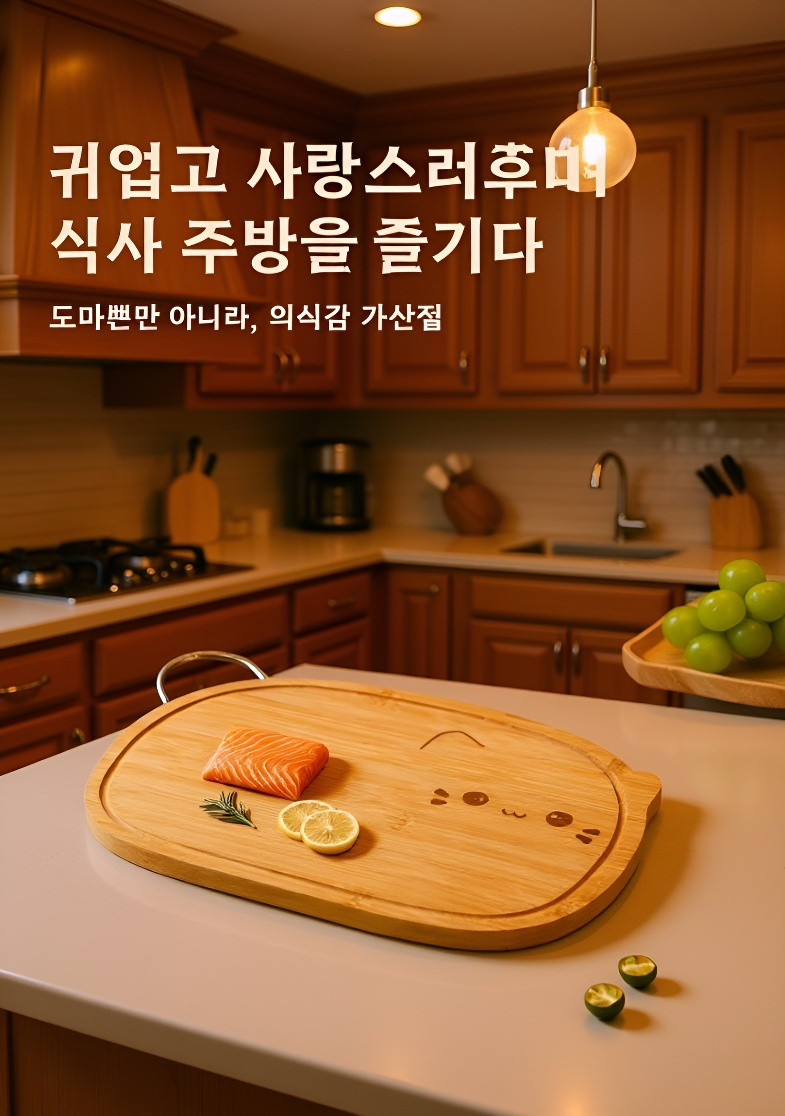 아기 이유식 준비용 항균 도마