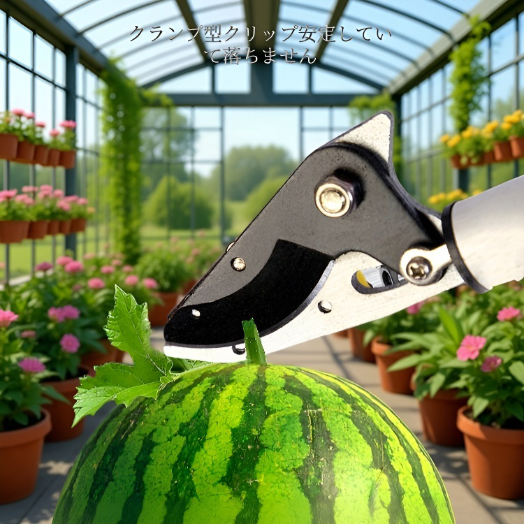 伸縮式フルーツピッカー ガーデンツール ザボン 勝負 高枝柿摘み スチールナイフ