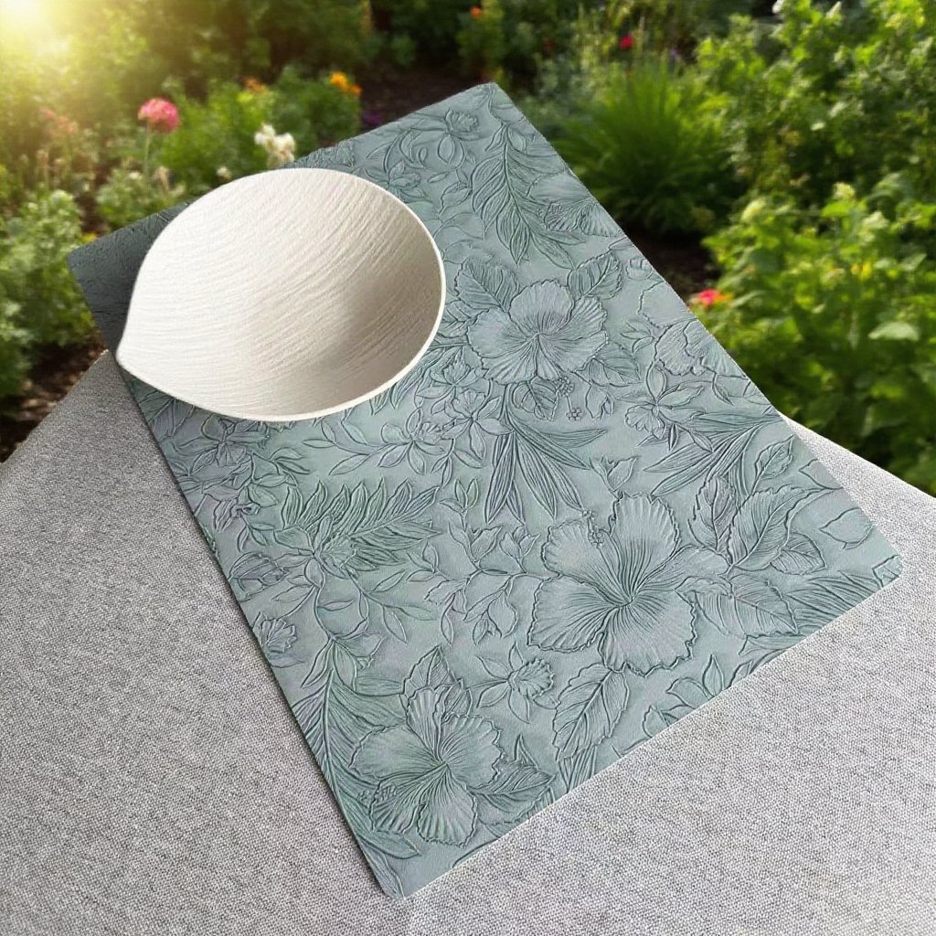 皮革餐墊防水效果展示