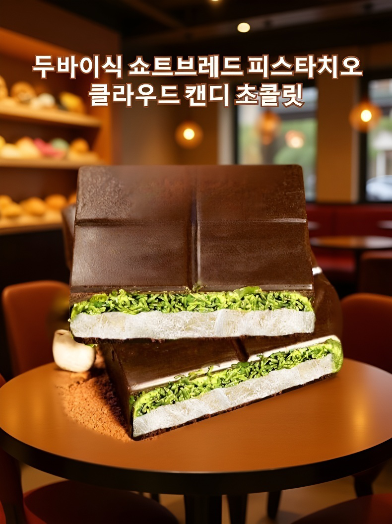 이국적인 두바이 스타일 디저트