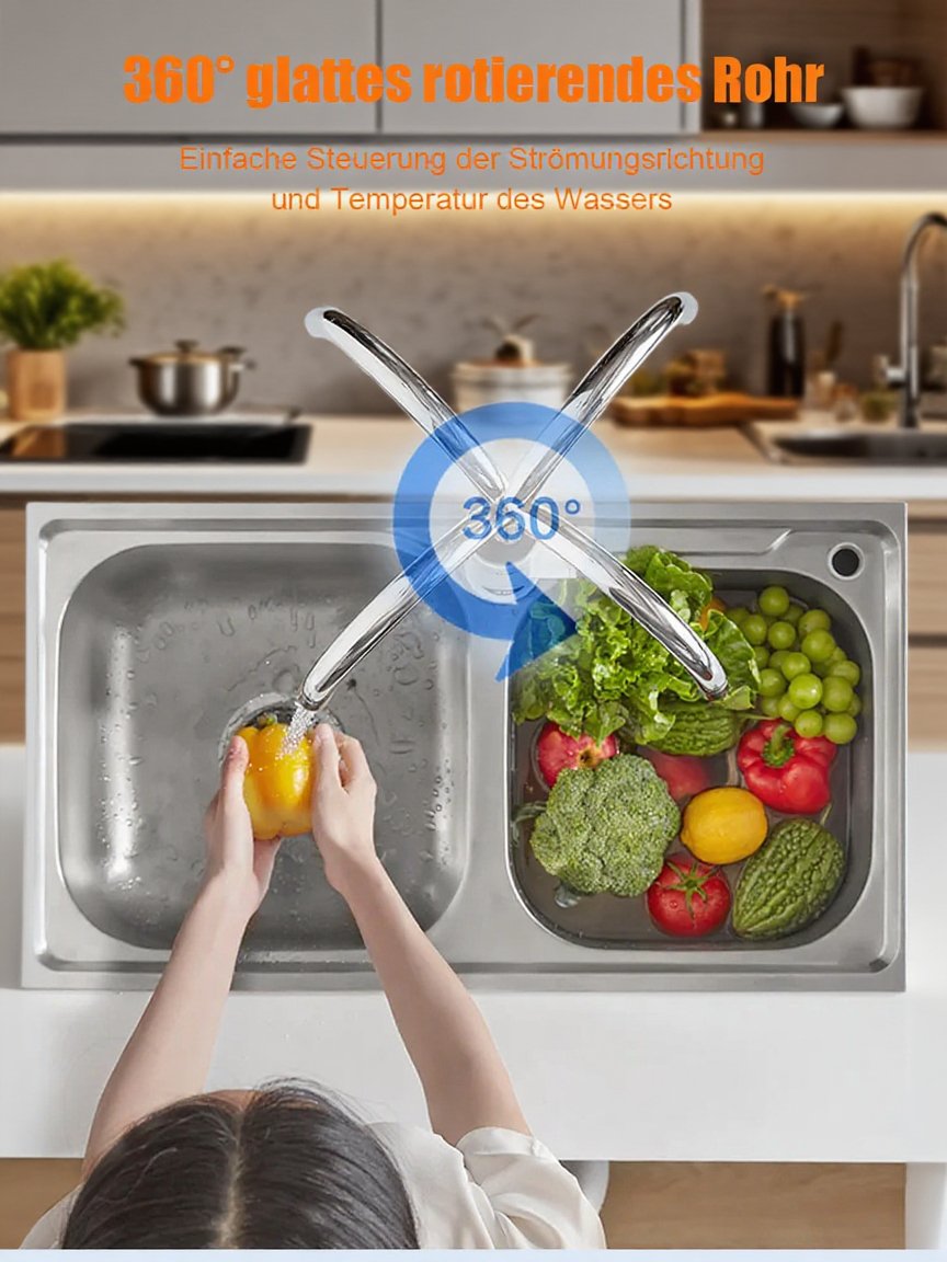 Elektrischer Mini-Durchlauferhitzer – Ohne Installation