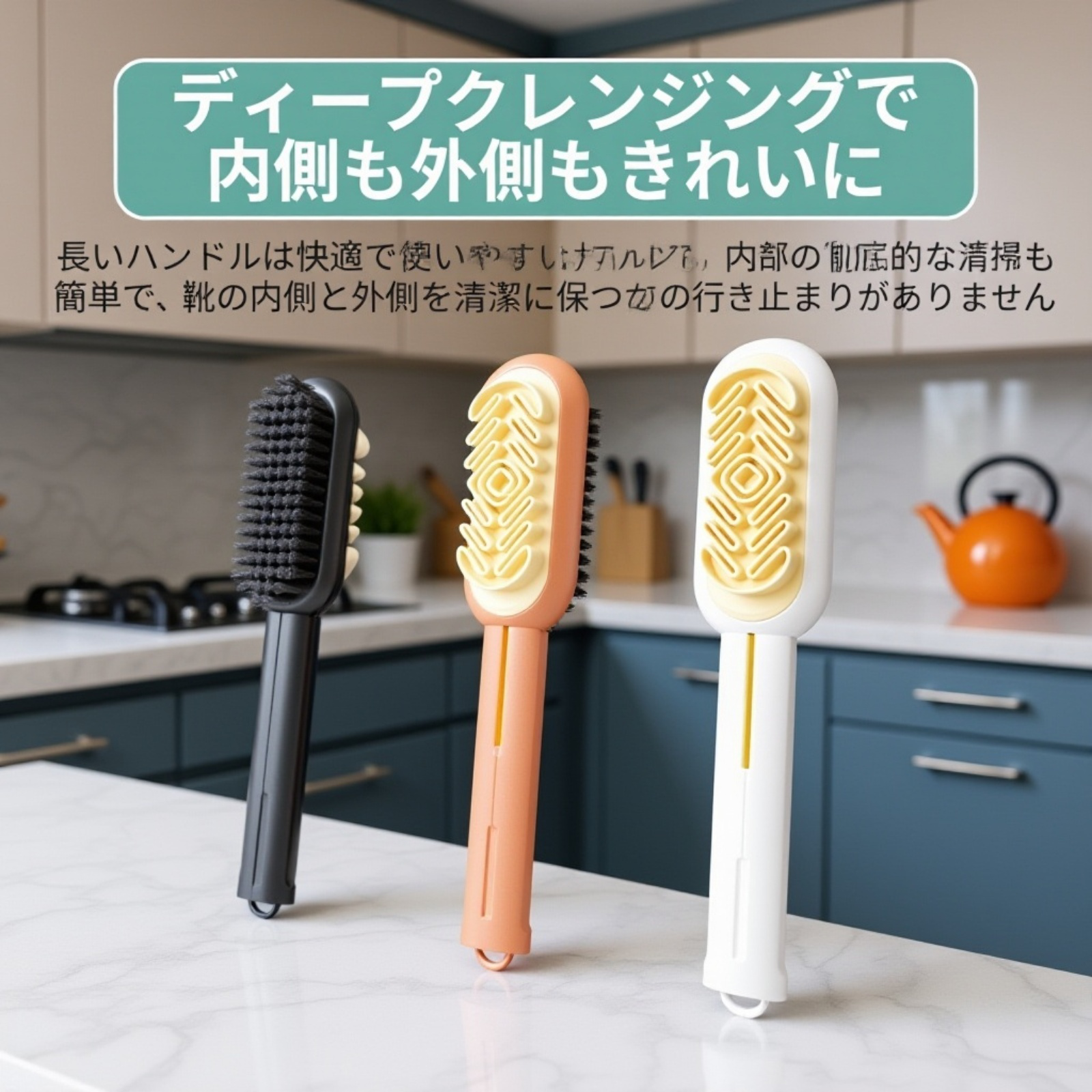 抗菌機能付きゴム製ブラシの詳細