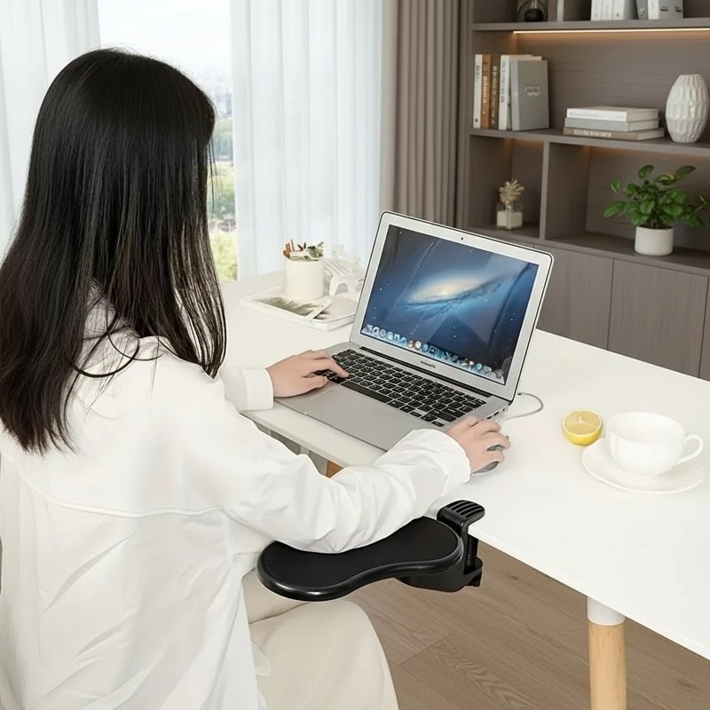 Rotatable Ergonomic Armrest Mouse Pad with Wrist Support