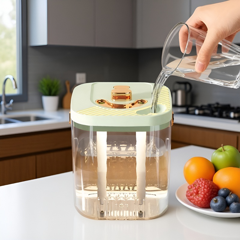 Átlátszó, nagy tartályos párásító LED világítással, finom ködpermettel