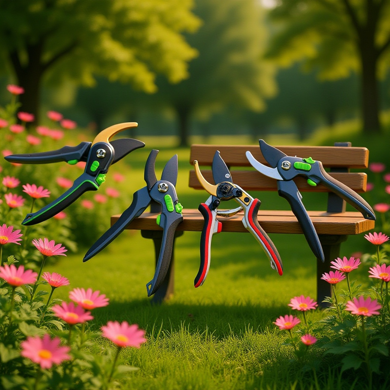 Kit de tijeras y recogedor de frutas para jardineros