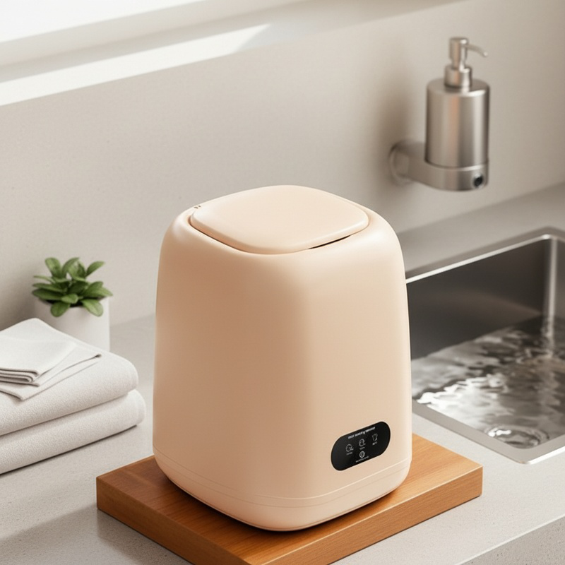 Mini washer dryer designed for socks and underwear