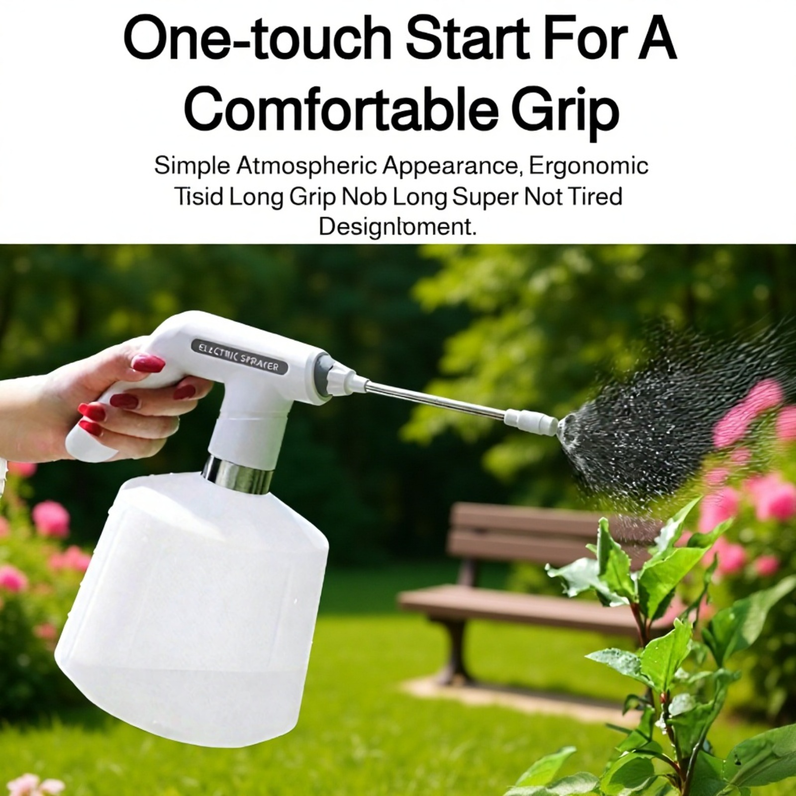 Fully Automatic 2L Garden Sprayer with Ultra-Fine Mist, Rechargeable
