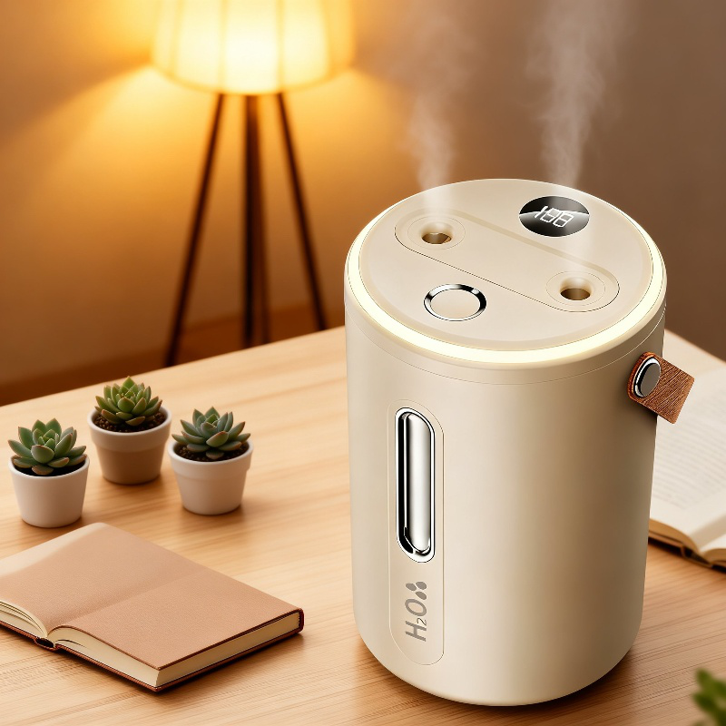 Household ultralong life humidifier dual spray large capacity wideangle humidifier