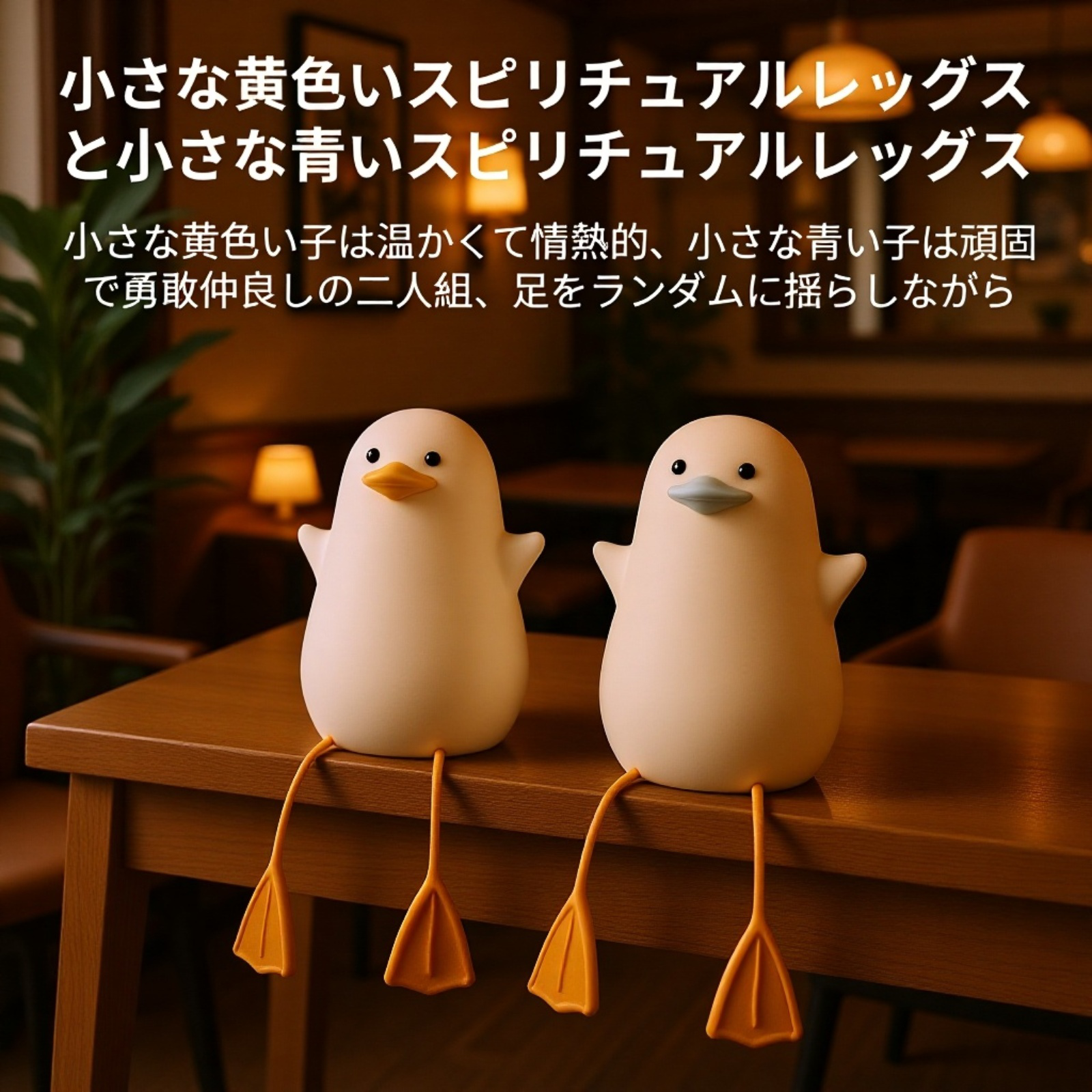 かわいいアヒル雰囲気ランプ 創意ギフト用テーブルライト