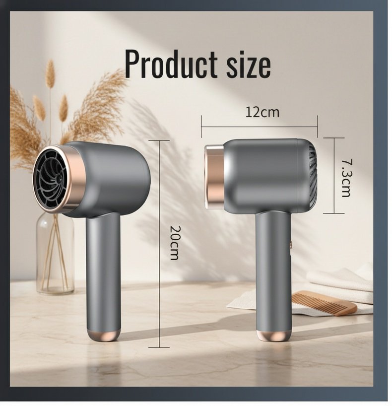 Salon-quality cordless hair dryer