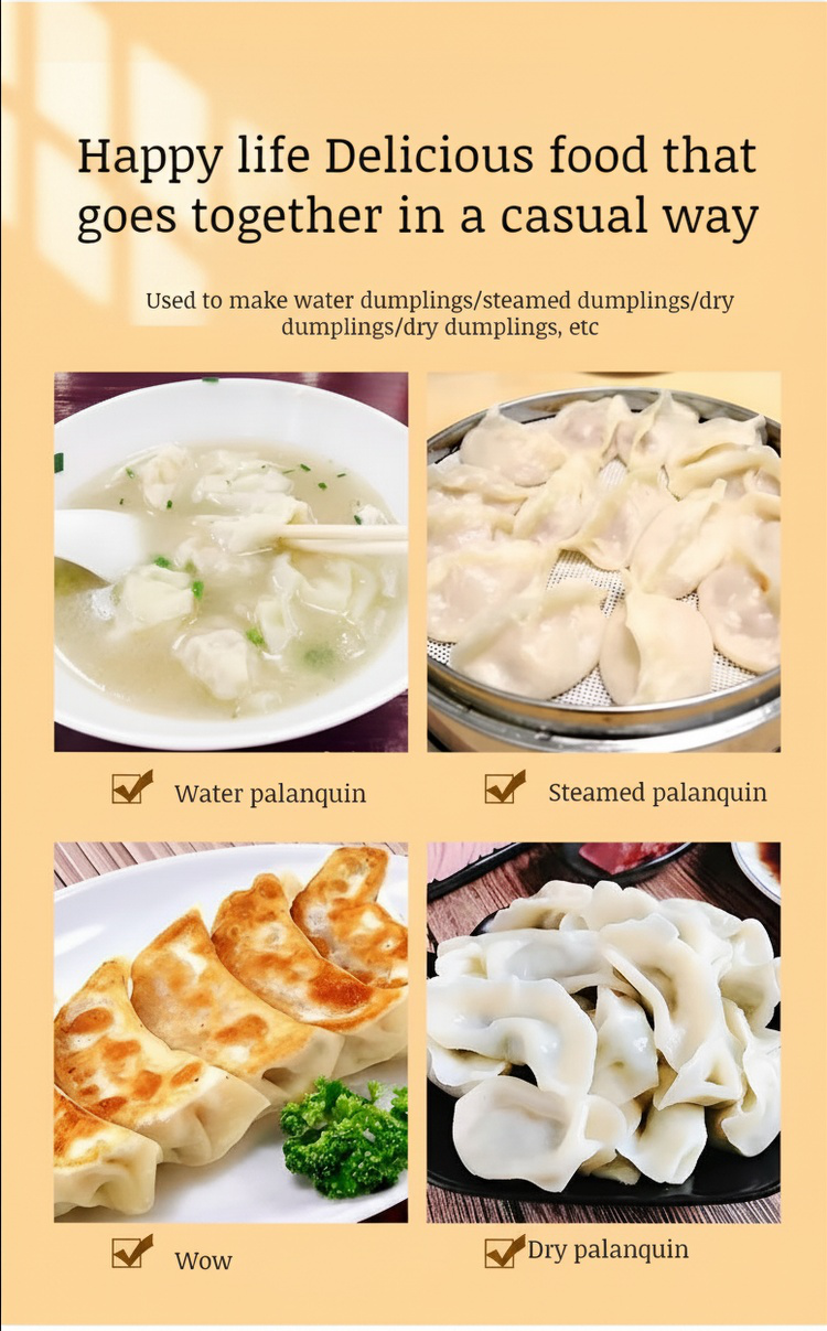 Dumpling Presser Rolling Molds Time Saving Quick Kitchen Easy Cleaning