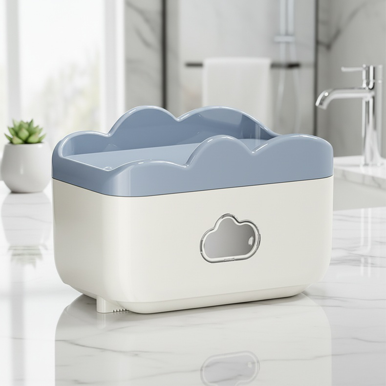 Waterproof Bathroom Tissue Box, Water and Moisture Resistant