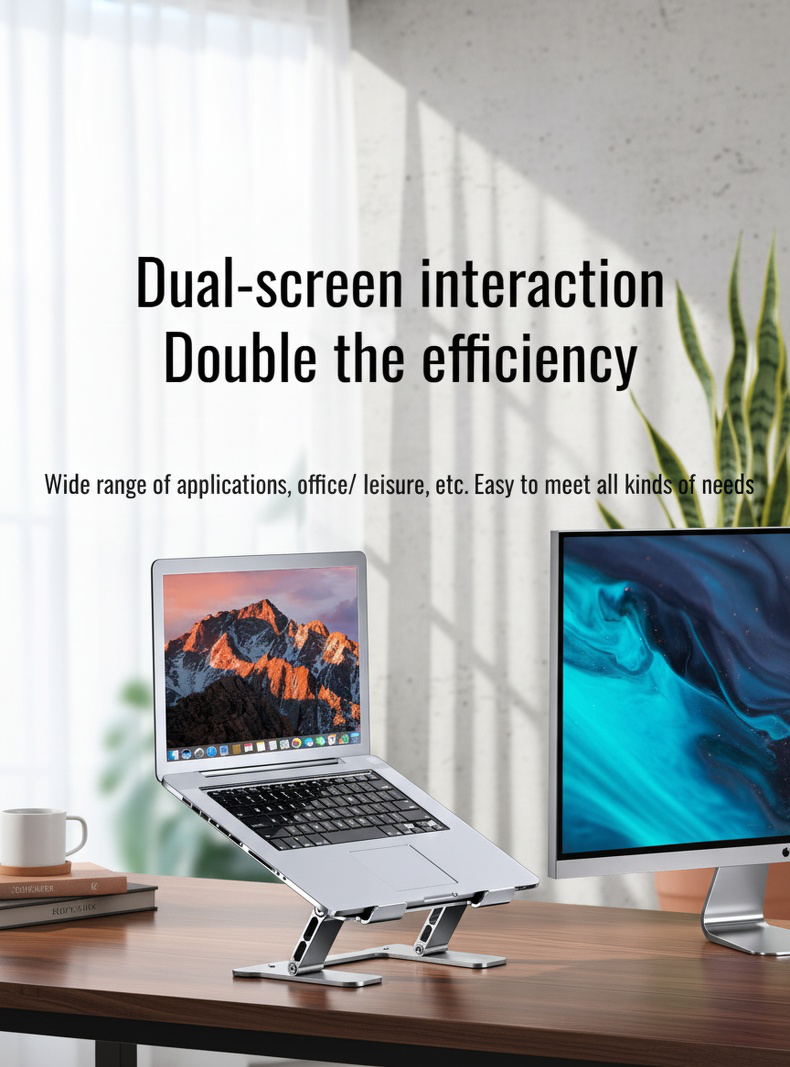 Rotating laptop stand suitable for home office setup