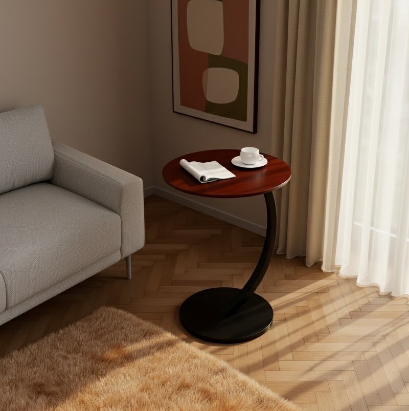 Petite table à thé moderne pour salon, table d'appoint mobile pour maison, petite table de chevet