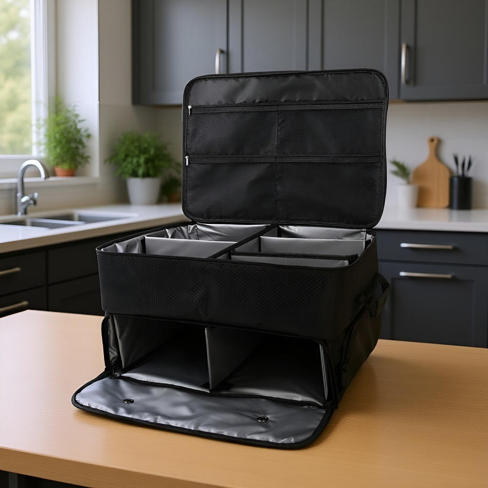 ゴルフ衣類・シューズ収納バッグ 折りたたみ携帯用 ゴルフアクセサリー収納ケース