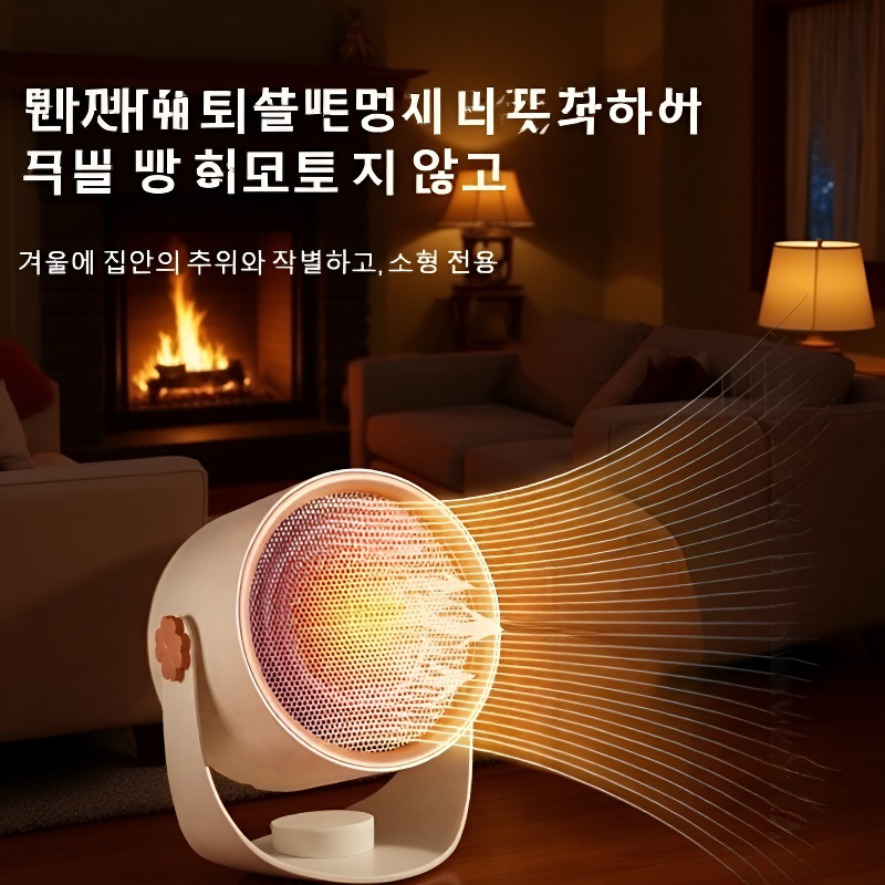 고출력 온풍기 사무실 가정용 데스크탑 히터