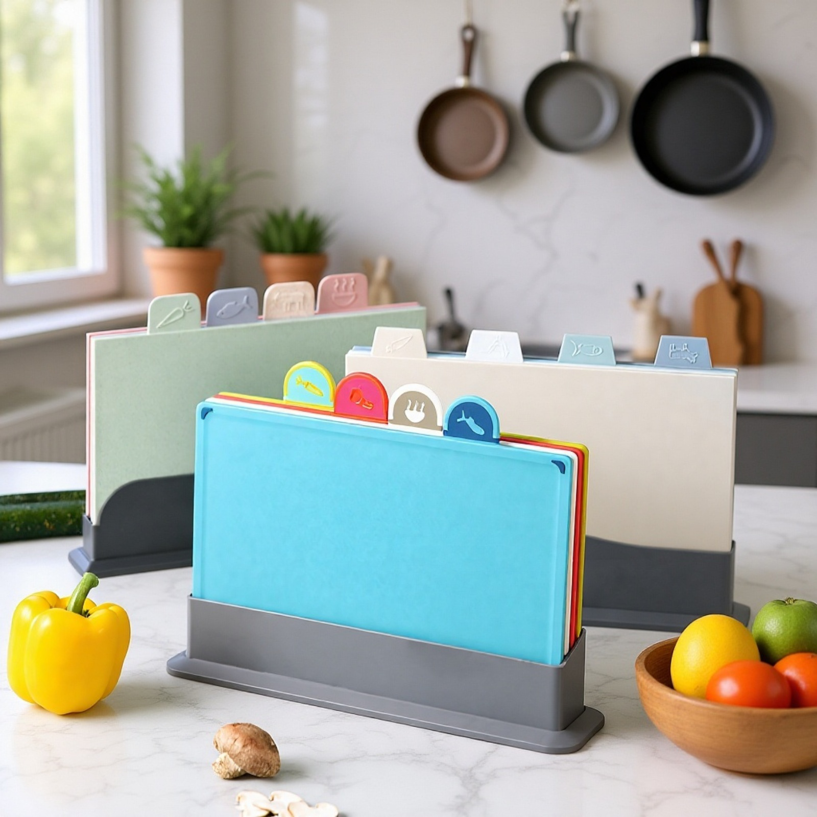 Easy to clean non-slip chopping boards