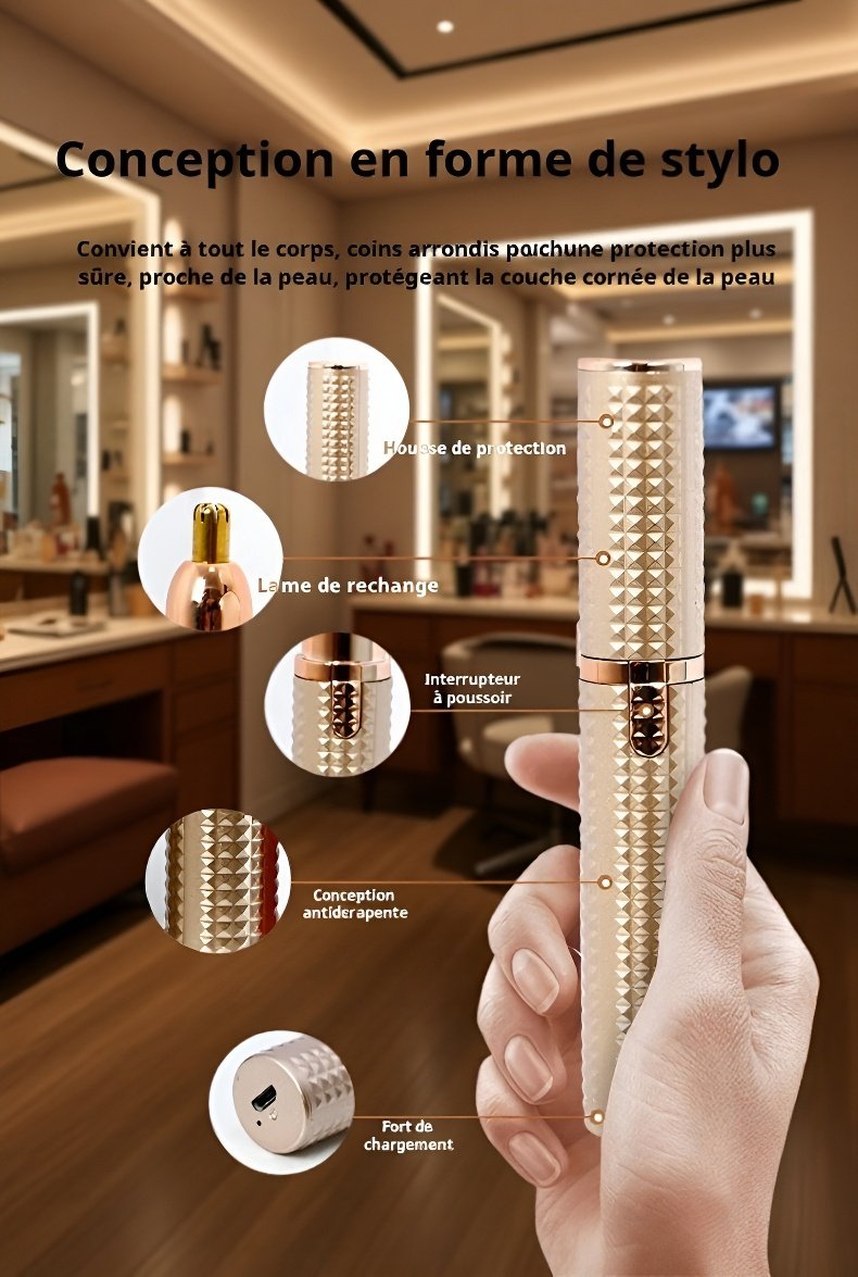 Tondeuse nez rechargeable - pratique pour voyage