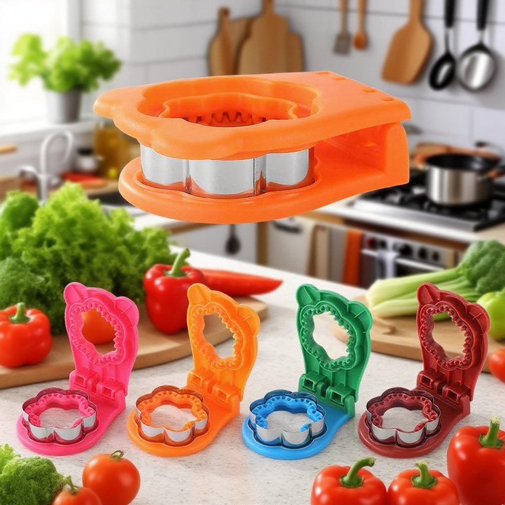 New sandwich edge pocket bread cutter household flower-shaped integrated sandwich cutting tool