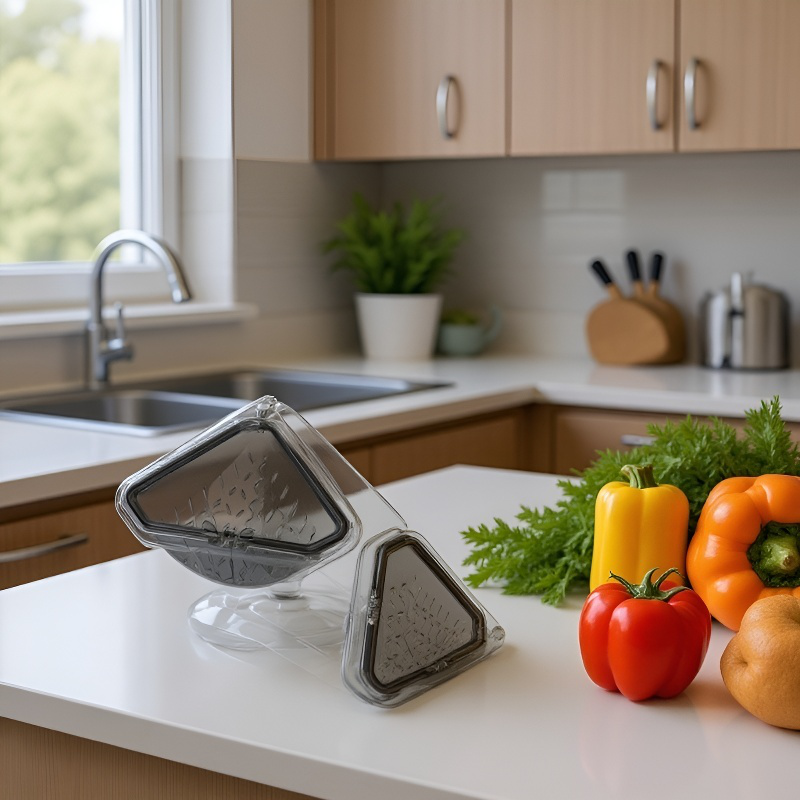 Filtro de cesta de drenaje fijo magnético para fregadero de cocina