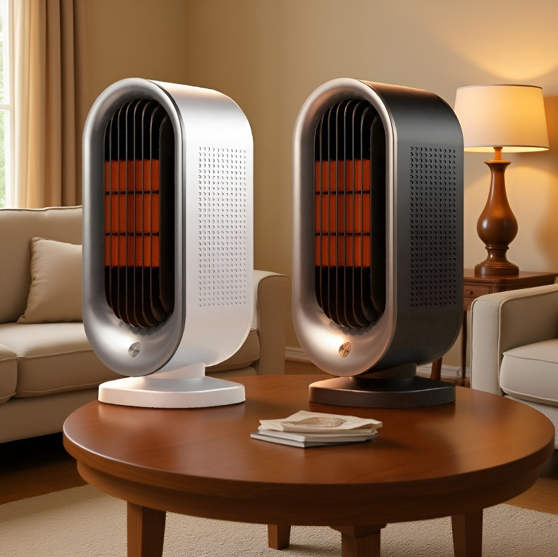 Ambiente cálido en oficina gracias al calefactor eficiente