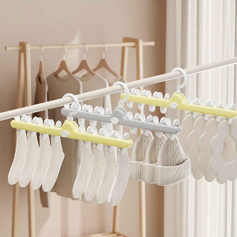 Household multifunctional drying sock clamps