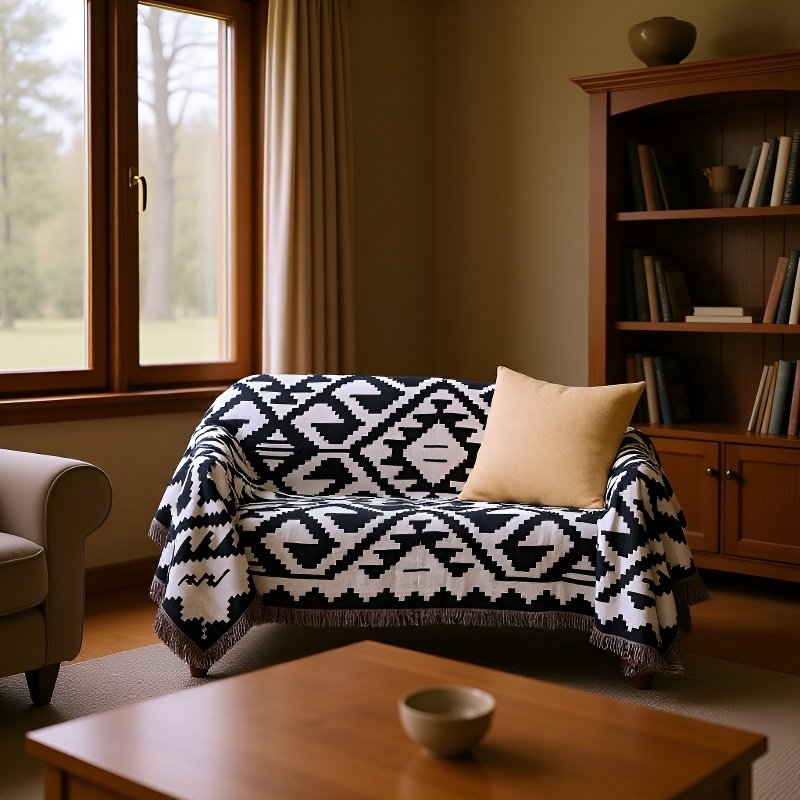 더블 소파 커버 담요 캐주얼 북유럽 장식 커버 담요 양면 타이거 커버 담요 소파 타월 소파 커버 싱글 커버 담요