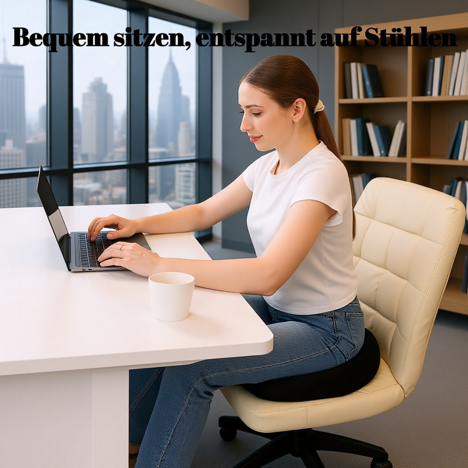 Ganzjahres-Memory-Schaum-Bürostuhlkissen für langes Sitzen