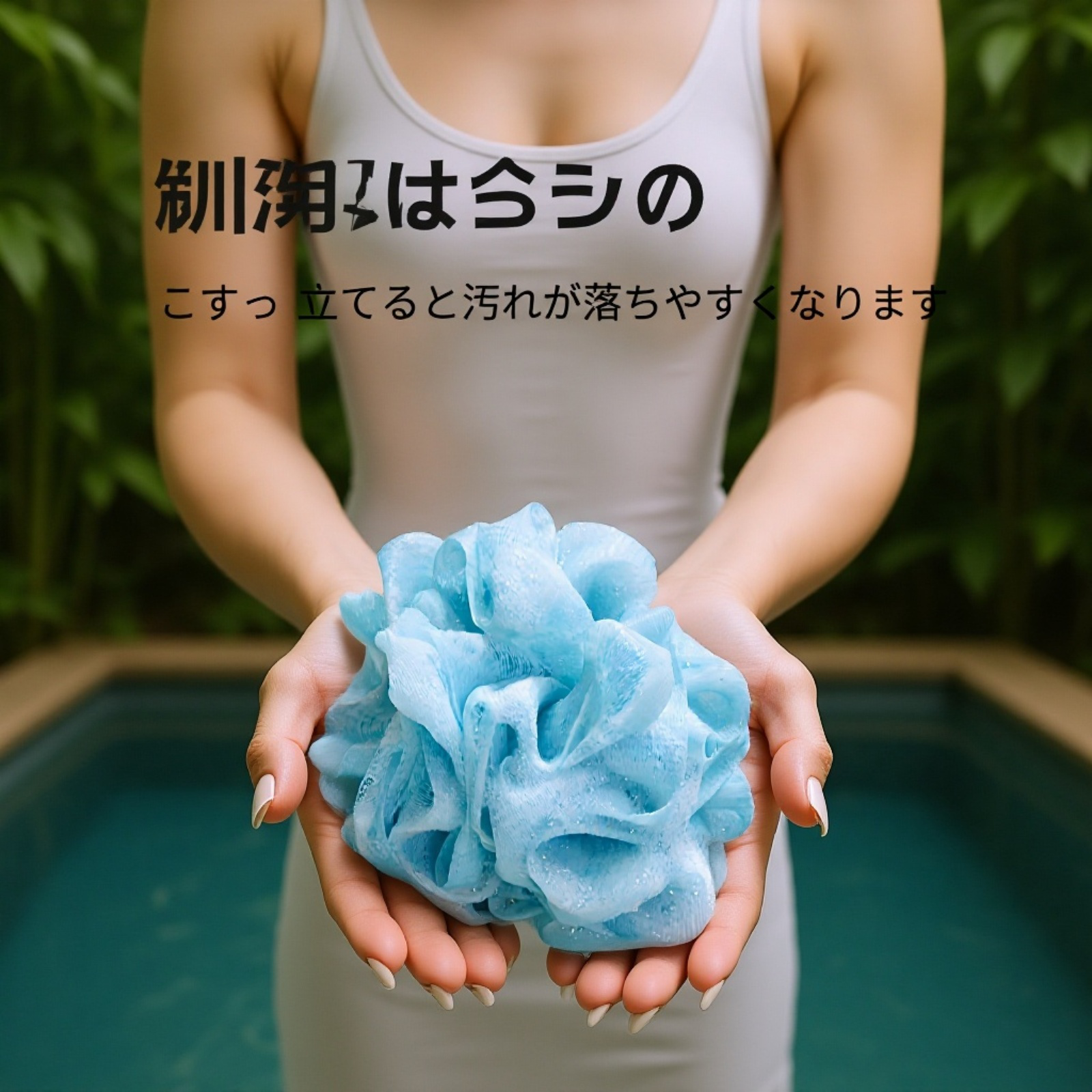 背中も洗えるボディタオル＆手袋型垢すりセット