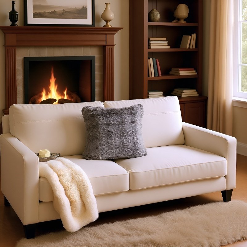 Dekorative und weiche Plüsch-Kissenhüllen in verschiedenen Farben