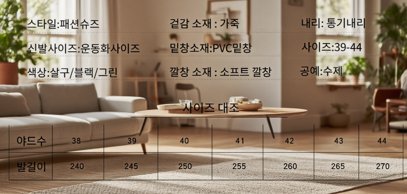 캐주얼 키높이 샌들 착용샷